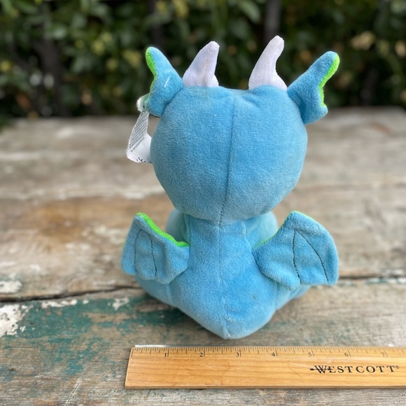 Blue & green dinosaur stuffed animal plush peekaboo toys - Picture 4 of 6